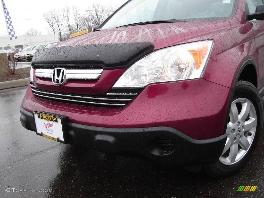 2008 CR-V EX 4WD - Tango Red Pearl / Gray photo #9