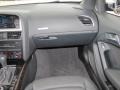 Black Silk Nappa Leather Dashboard Photo for 2010 Audi S5 #76781003