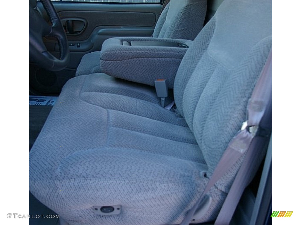 2000 Silverado 2500 LS Regular Cab 4x4 - Indigo Blue Metallic / Medium Gray photo #2