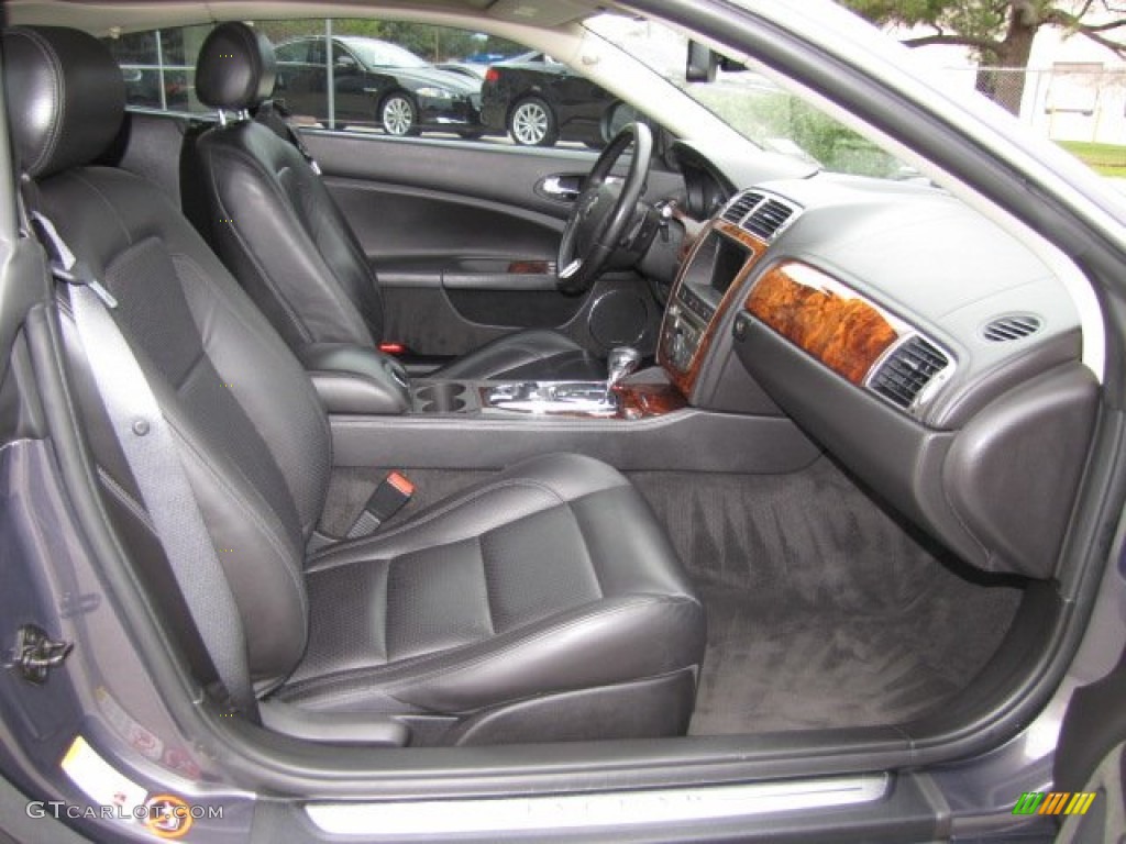 2008 XK XK8 Coupe - Pearl Grey Metallic / Charcoal photo #4