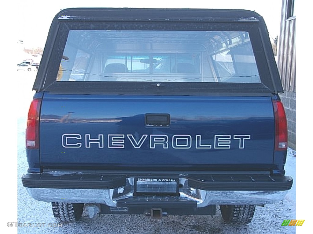 2000 Silverado 2500 LS Regular Cab 4x4 - Indigo Blue Metallic / Medium Gray photo #4