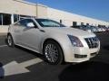White Diamond Tricoat 2013 Cadillac CTS 4 AWD Coupe Exterior