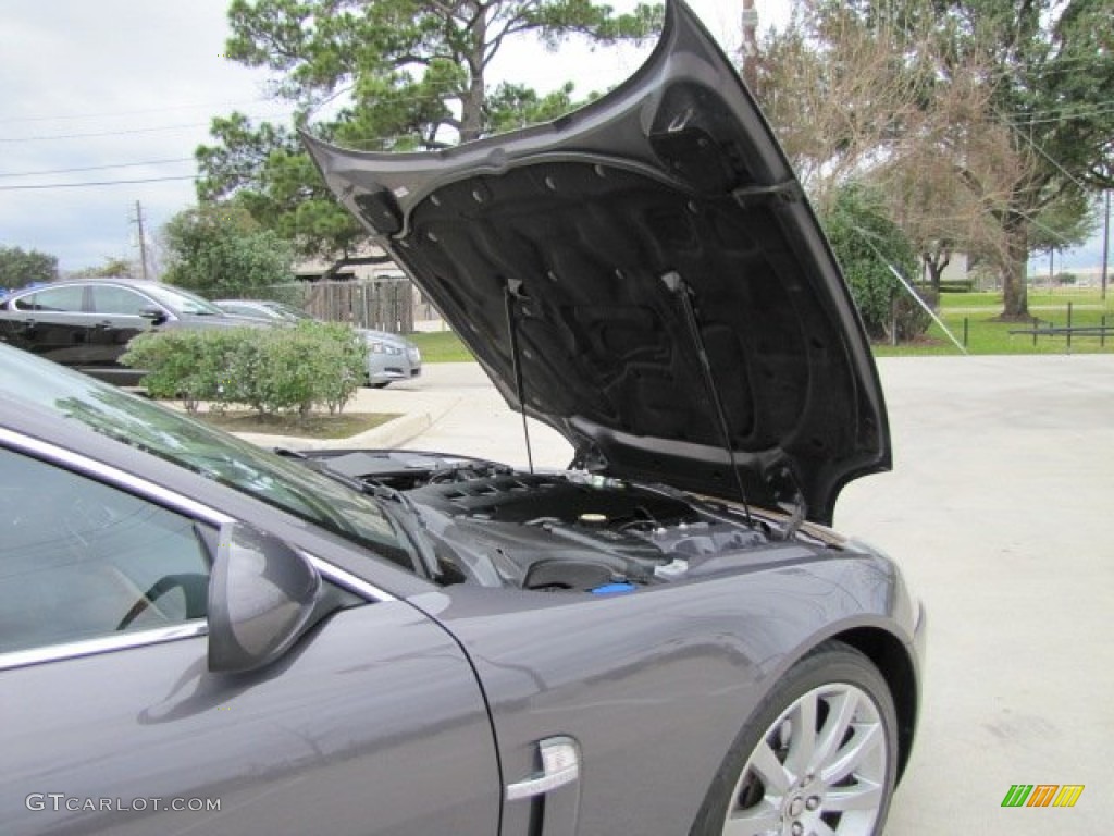 2008 XK XK8 Coupe - Pearl Grey Metallic / Charcoal photo #36