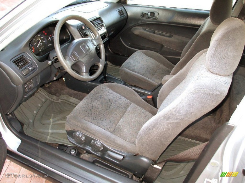 Dark Gray Interior 1999 Honda Civic EX Coupe Photo #76782781