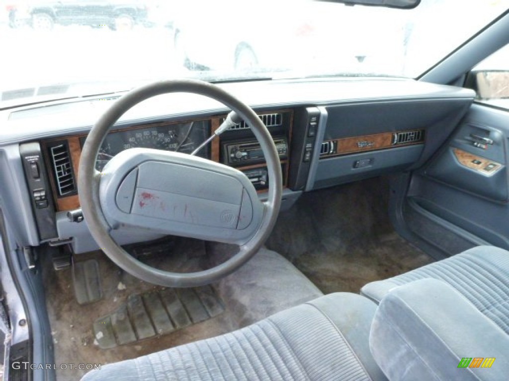 1994 Century Special Sedan - Light Adriatic Blue Metallic / Blue photo #9