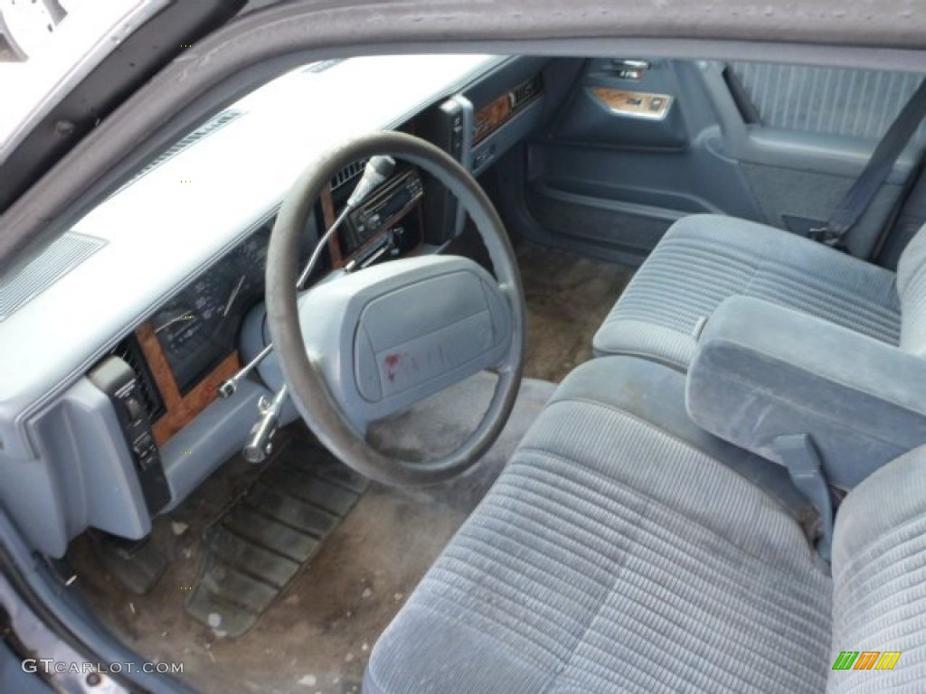 Blue Interior 1994 Buick Century Special Sedan Photo #76783275