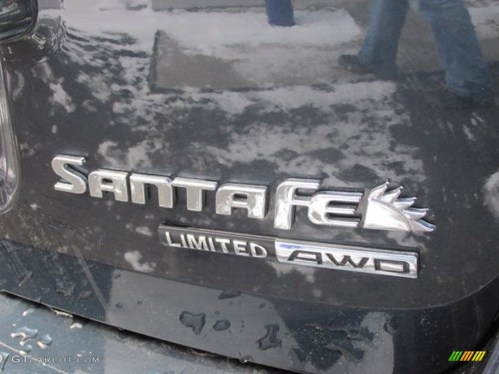 2011 Santa Fe Limited AWD - Pacific Blue Pearl / Beige photo #9