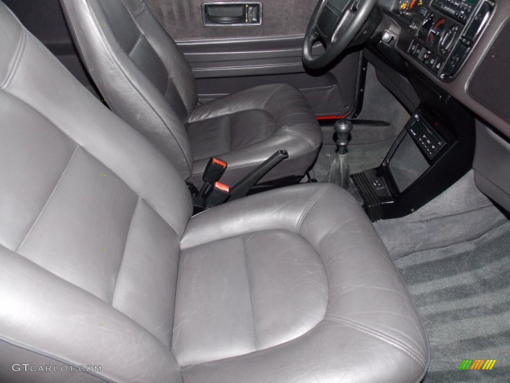 Gray Interior 1990 Saab 900 SPG Hatchback Photo #76783980