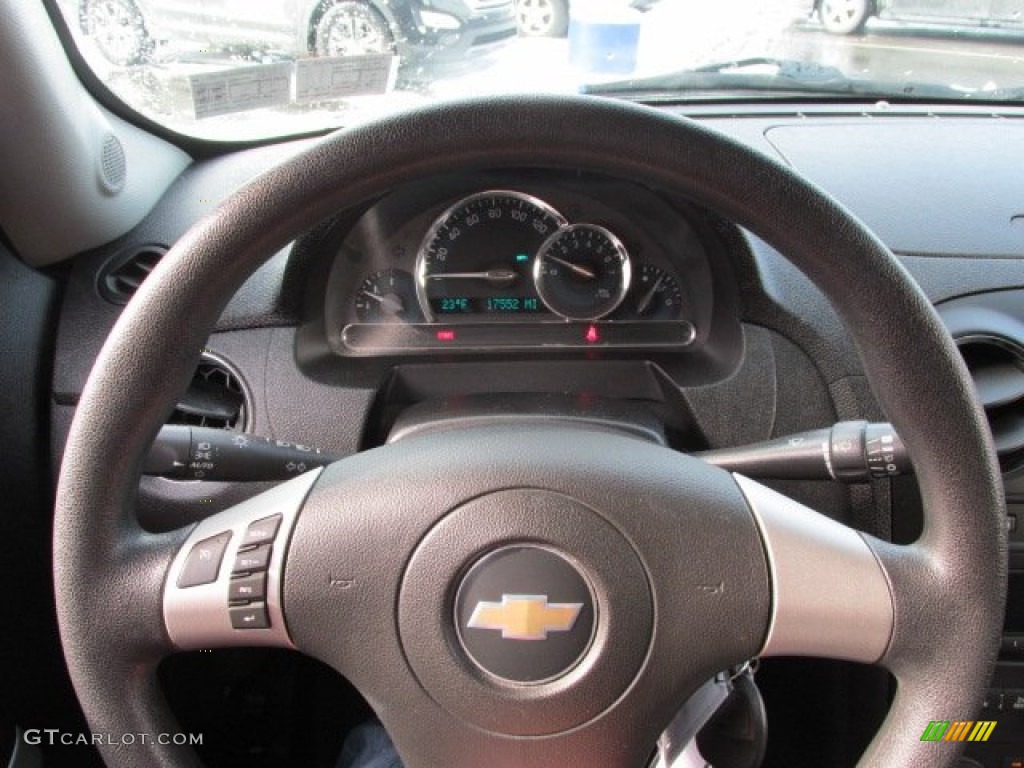 2008 Chevrolet HHR LS Ebony Black Steering Wheel Photo #76784150