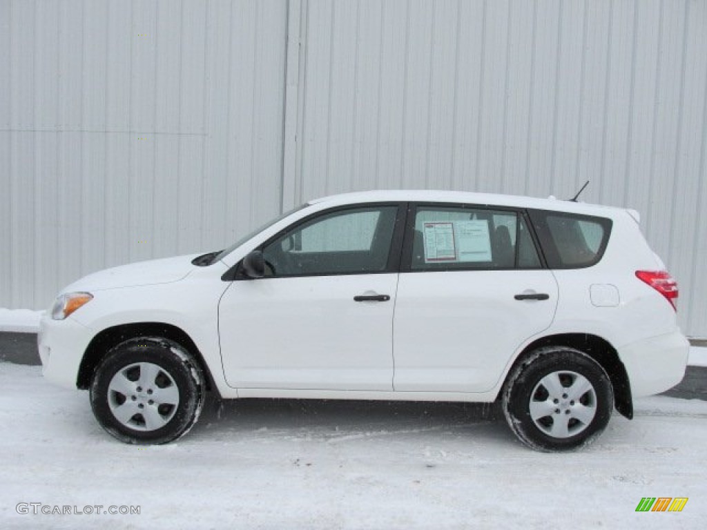 Super White 2012 Toyota RAV4 I4 4WD Exterior Photo #76785659