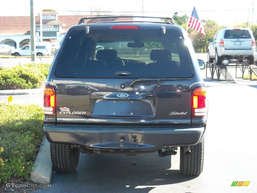 2001 Explorer Limited V8 - Deep Wedgewood Blue Metallic / Medium Prairie Tan photo #4