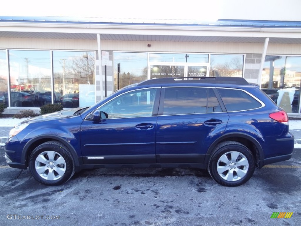 Azurite Blue Pearl 2010 Subaru Outback 2.5i Limited Wagon Exterior Photo #76785842