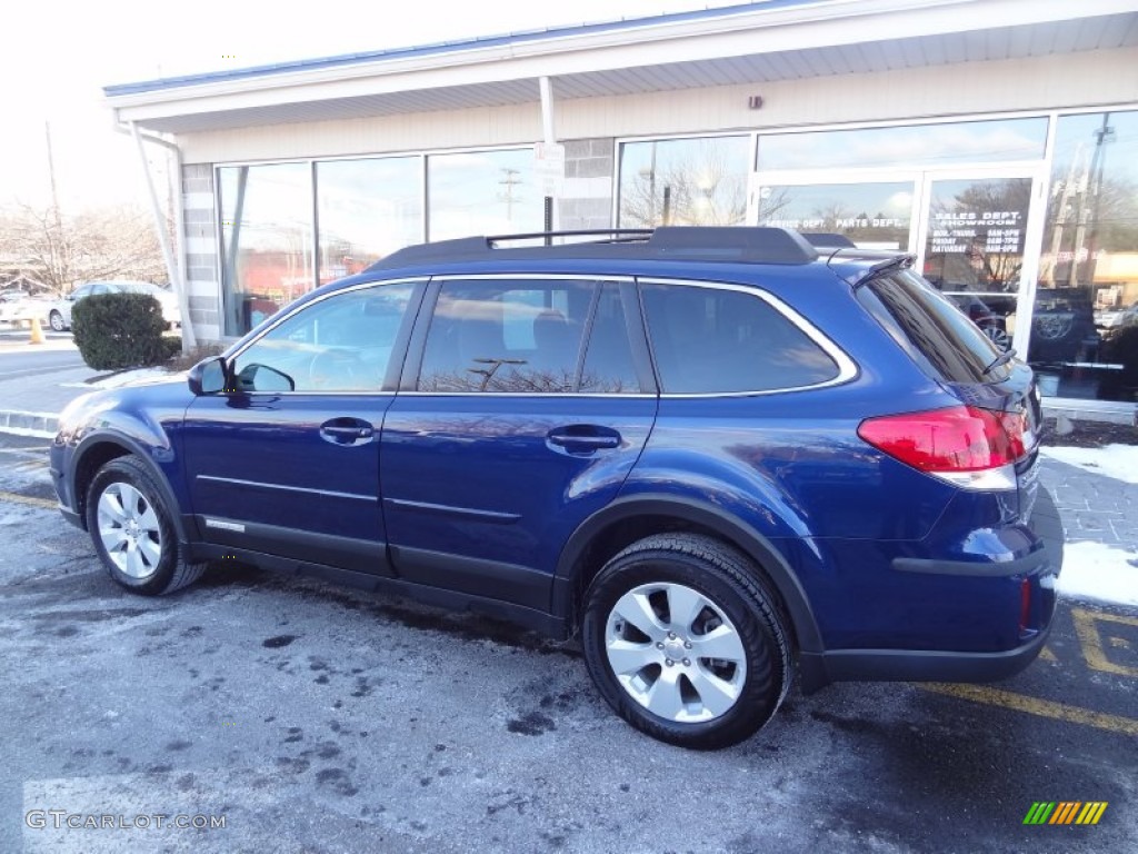 2010 Outback 2.5i Limited Wagon - Azurite Blue Pearl / Warm Ivory photo #4
