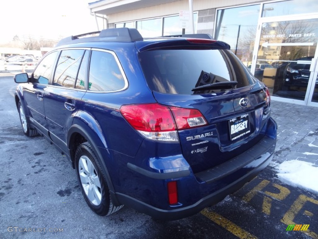 2010 Outback 2.5i Limited Wagon - Azurite Blue Pearl / Warm Ivory photo #5