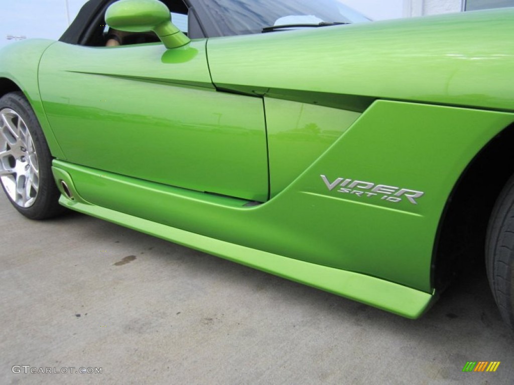 2008 Viper SRT-10 - Viper Snakeskin Green Pearlcoat / Black/Natural Tan photo #22