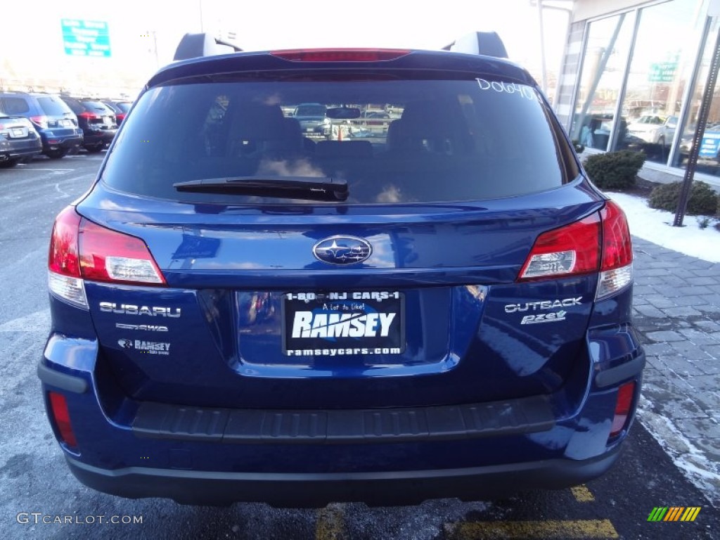 2010 Outback 2.5i Limited Wagon - Azurite Blue Pearl / Warm Ivory photo #6