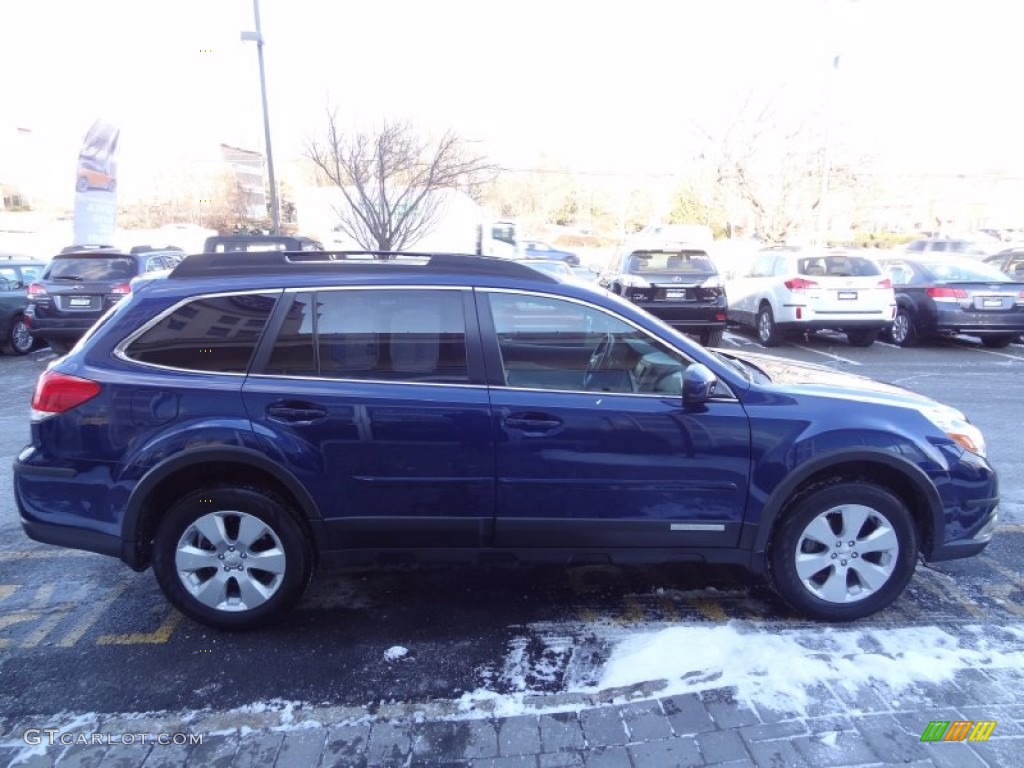 2010 Outback 2.5i Limited Wagon - Azurite Blue Pearl / Warm Ivory photo #9