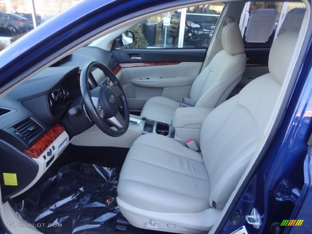2010 Outback 2.5i Limited Wagon - Azurite Blue Pearl / Warm Ivory photo #13