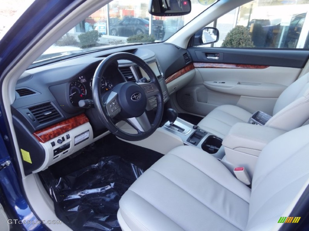 2010 Outback 2.5i Limited Wagon - Azurite Blue Pearl / Warm Ivory photo #14