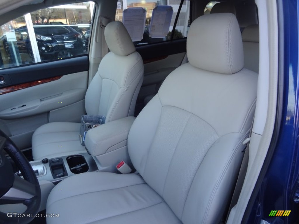2010 Outback 2.5i Limited Wagon - Azurite Blue Pearl / Warm Ivory photo #15