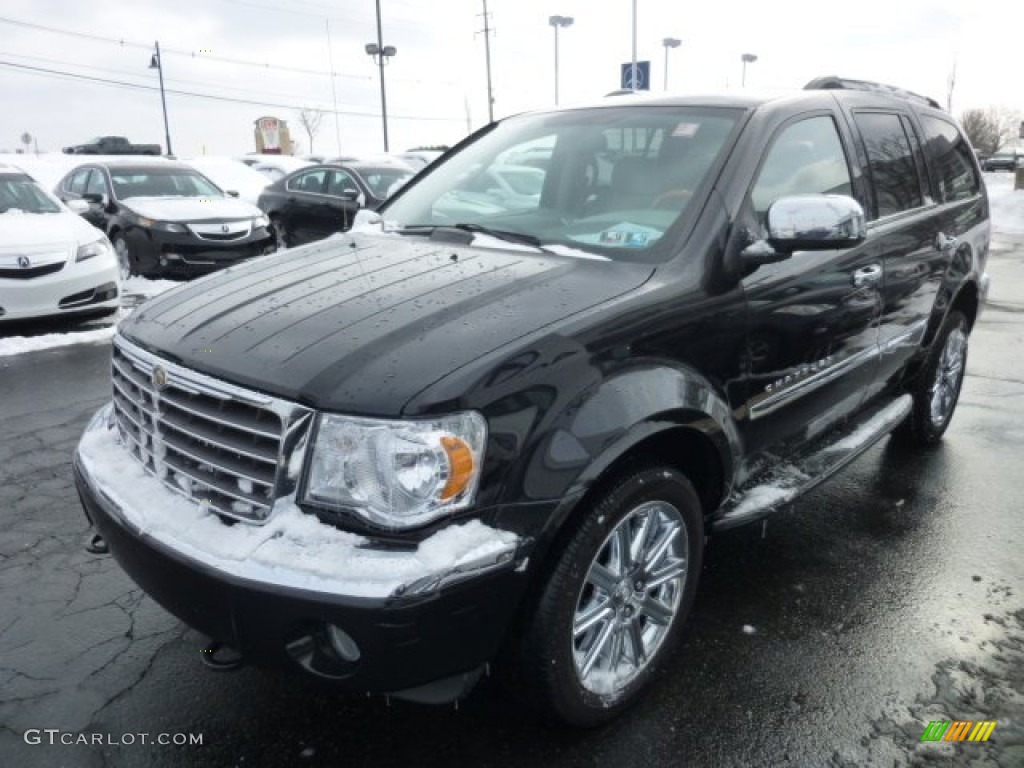 Brilliant Black Crystal Pearl 2008 Chrysler Aspen Limited 4WD Exterior Photo #76786271