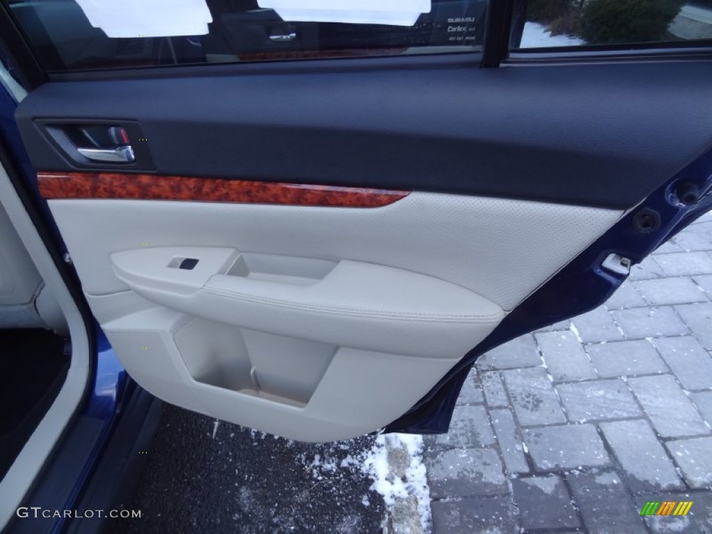 2010 Outback 2.5i Limited Wagon - Azurite Blue Pearl / Warm Ivory photo #26