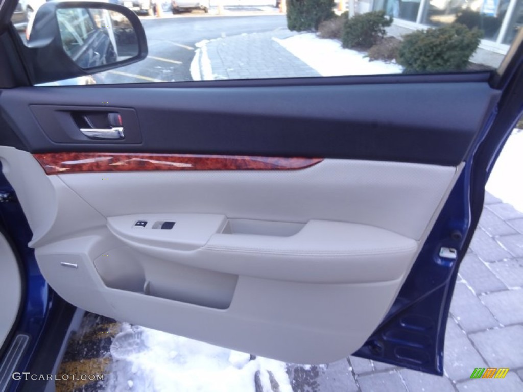 2010 Outback 2.5i Limited Wagon - Azurite Blue Pearl / Warm Ivory photo #27