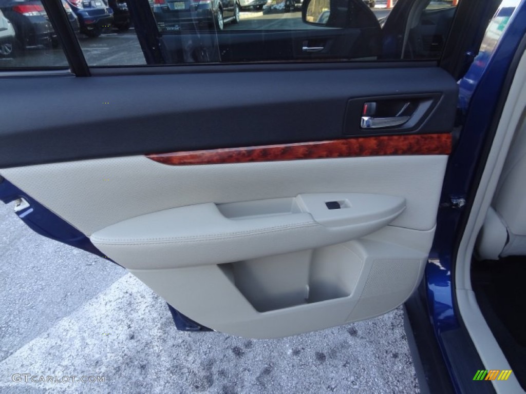 2010 Outback 2.5i Limited Wagon - Azurite Blue Pearl / Warm Ivory photo #28