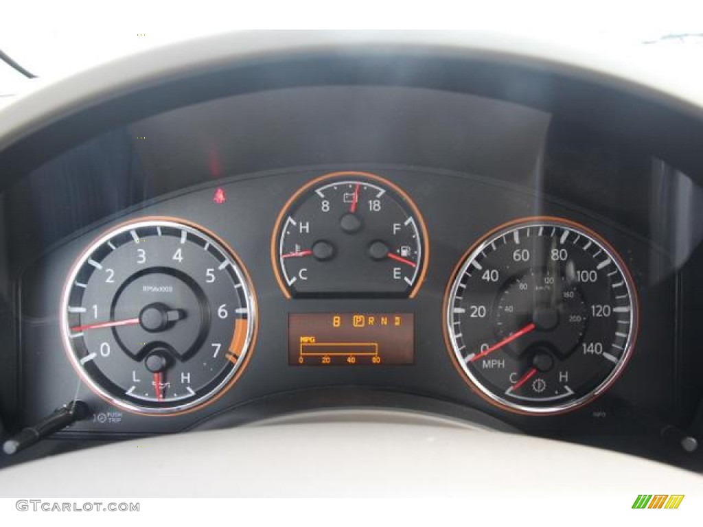 2013 Nissan Titan SL Crew Cab 4x4 Gauges Photo #76786667