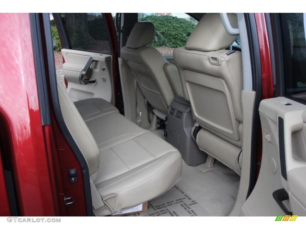 Almond Interior 2013 Nissan Titan SL Crew Cab 4x4 Photo #76786775
