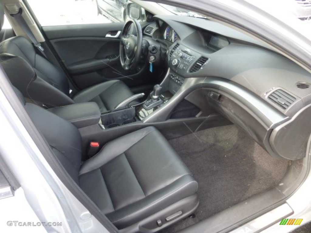 Ebony Interior 2012 Acura TSX Sedan Photo #76786847