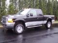 1999 Black Ford F250 Super Duty XLT Extended Cab 4x4  photo #10