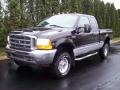 1999 Black Ford F250 Super Duty XLT Extended Cab 4x4  photo #11