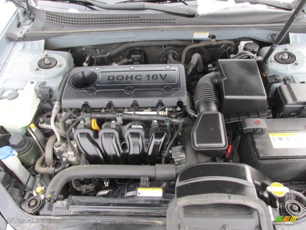 2009 Hyundai Sonata GLS 2.4 Liter DOHC 16V VVT 4 Cylinder Engine Photo #76787520