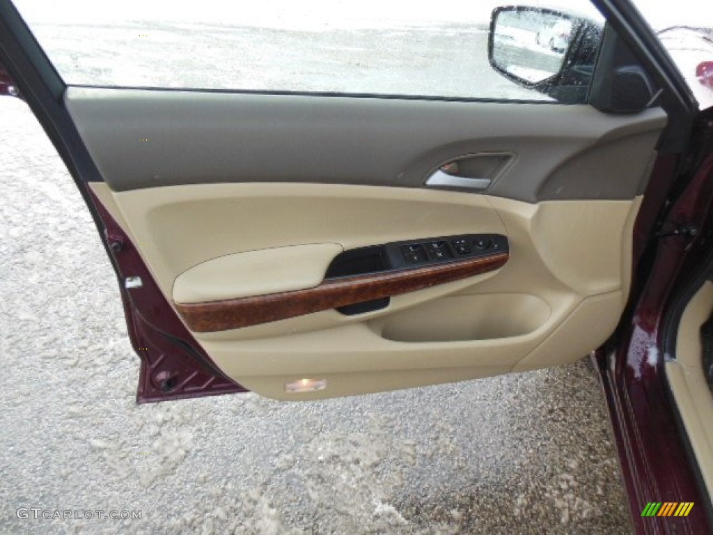 2010 Honda Accord EX Sedan Ivory Door Panel Photo #76787609
