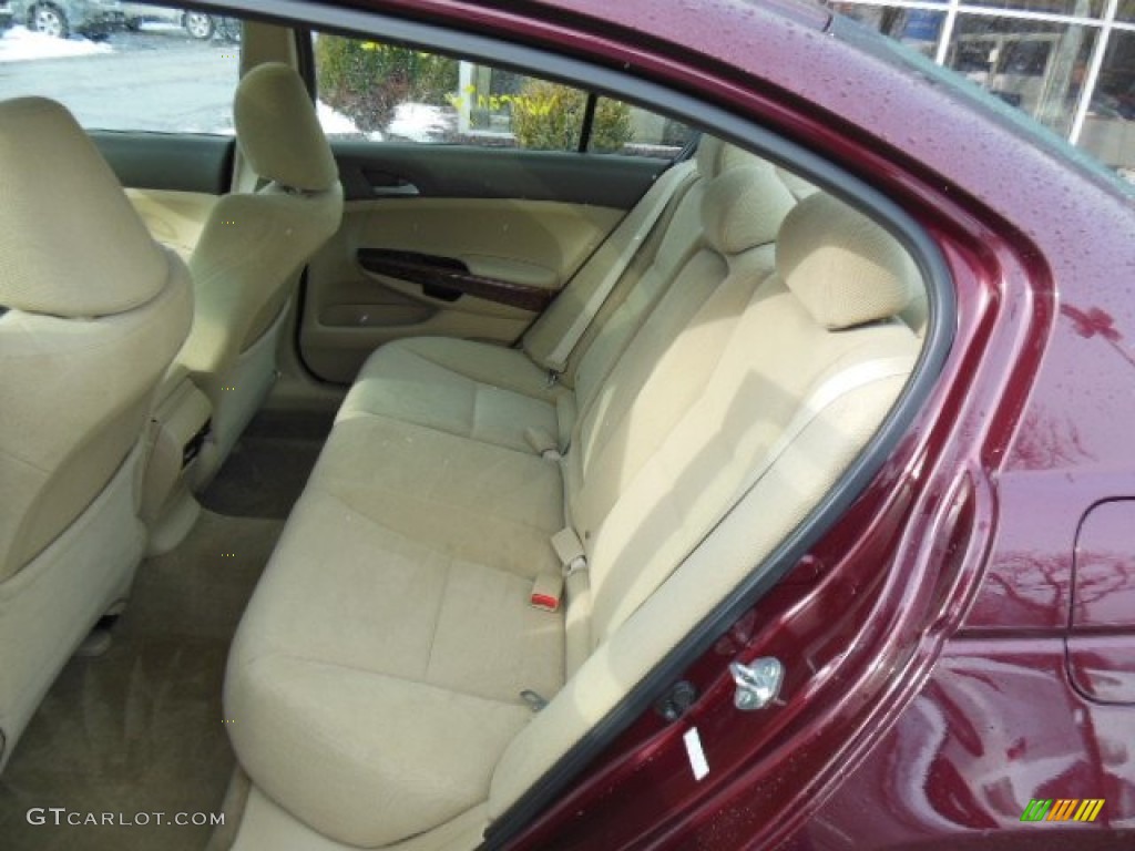 2010 Honda Accord EX Sedan Rear Seat Photo #76787630