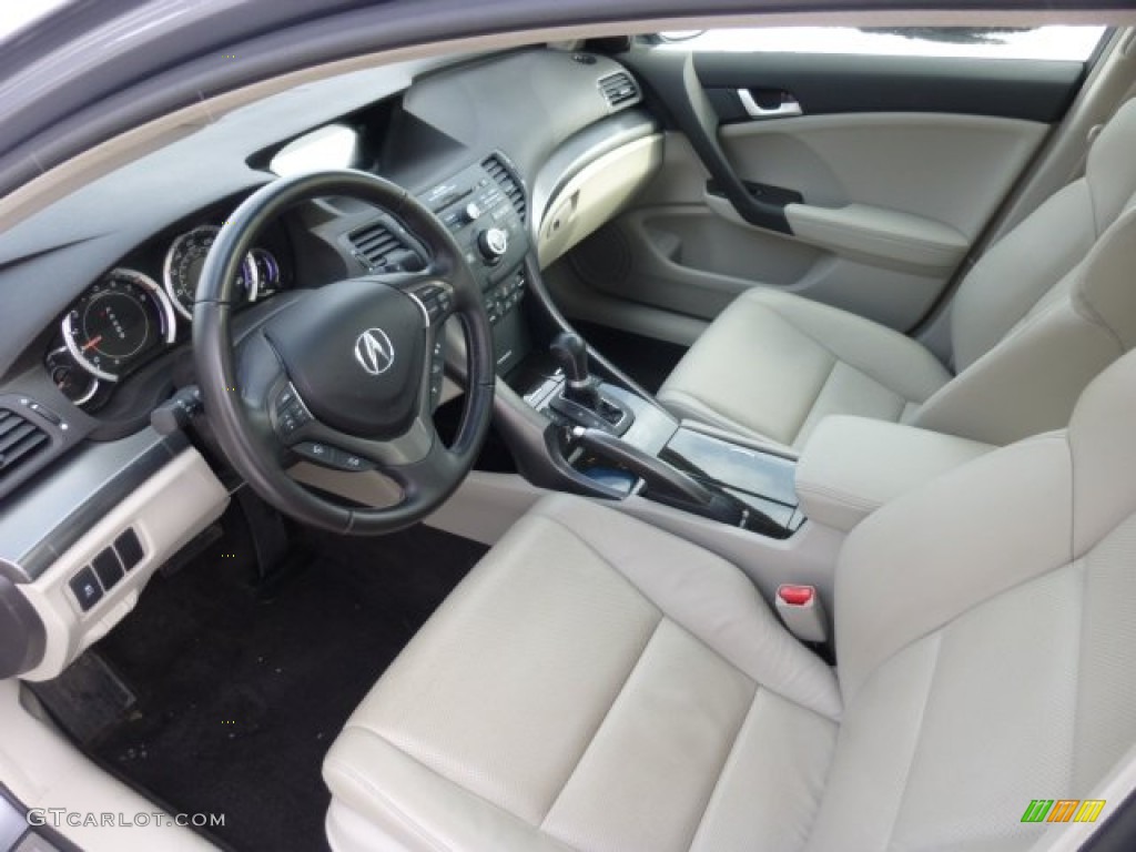 Taupe Interior 2012 Acura TSX Sedan Photo #76787879