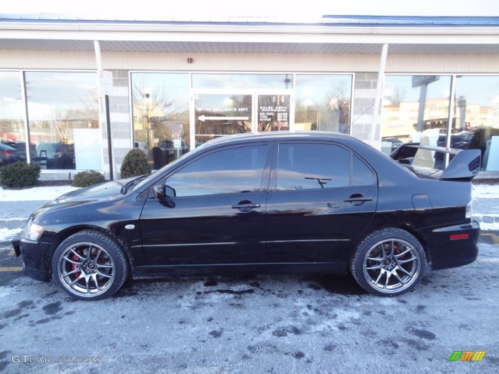 Tarmac Black 2006 Mitsubishi Lancer Evolution IX Exterior Photo #76788022