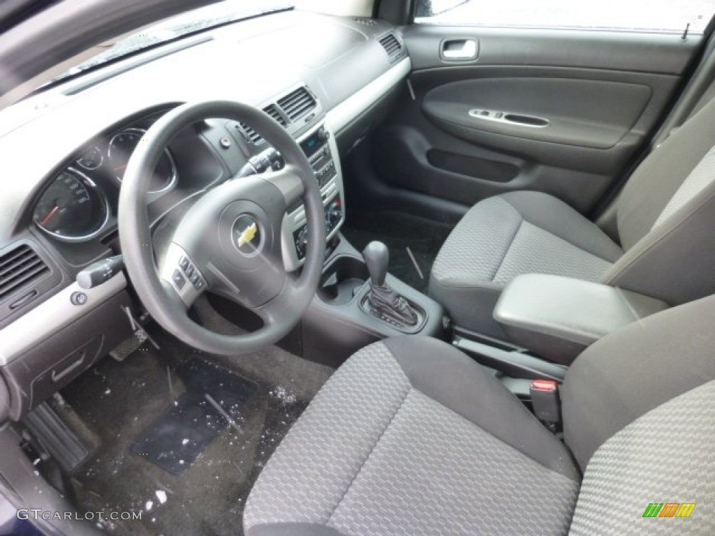 Ebony Interior 2009 Chevrolet Cobalt LT Sedan Photo #76789164