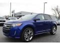 2013 Deep Impact Blue Metallic Ford Edge Sport  photo #6