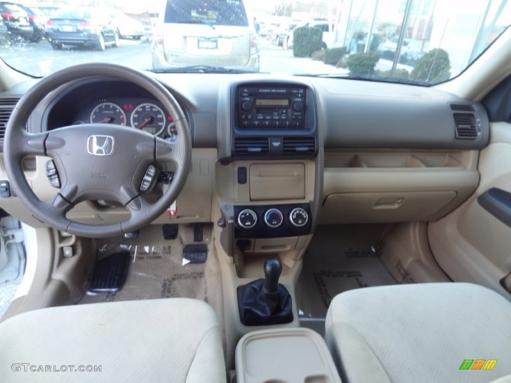 2006 CR-V EX 4WD - Taffeta White / Ivory photo #30