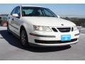 Polar White 2004 Saab 9-3 Linear Sedan