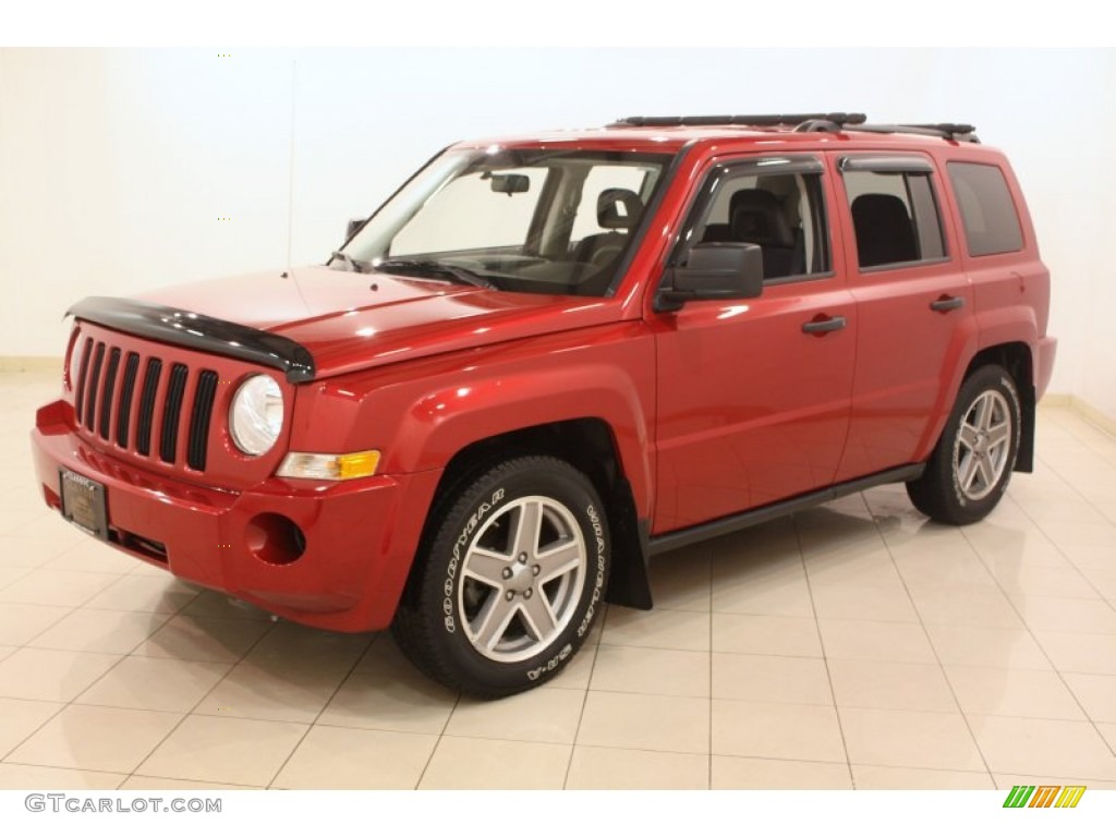 Red Crystal Pearl 2008 Jeep Patriot Sport 4x4 Exterior Photo #76791889