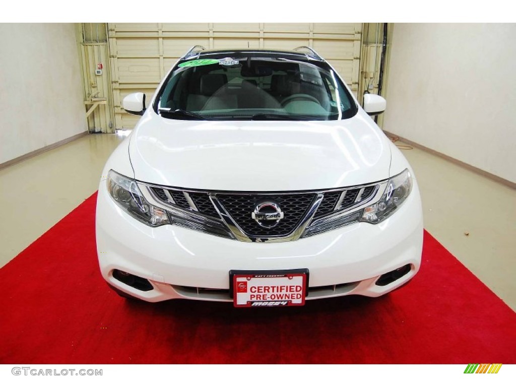 2012 Murano LE - Pearl White / Beige photo #2