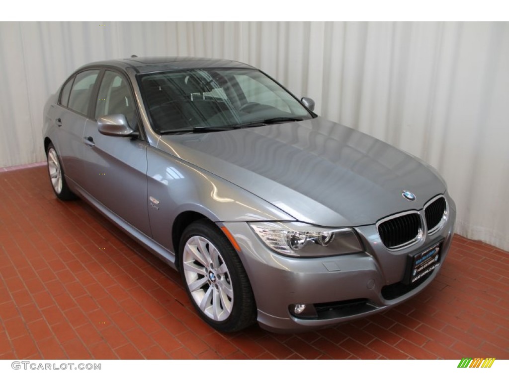 Space Gray Metallic 2011 BMW 3 Series 328i xDrive Sedan Exterior Photo #76792543