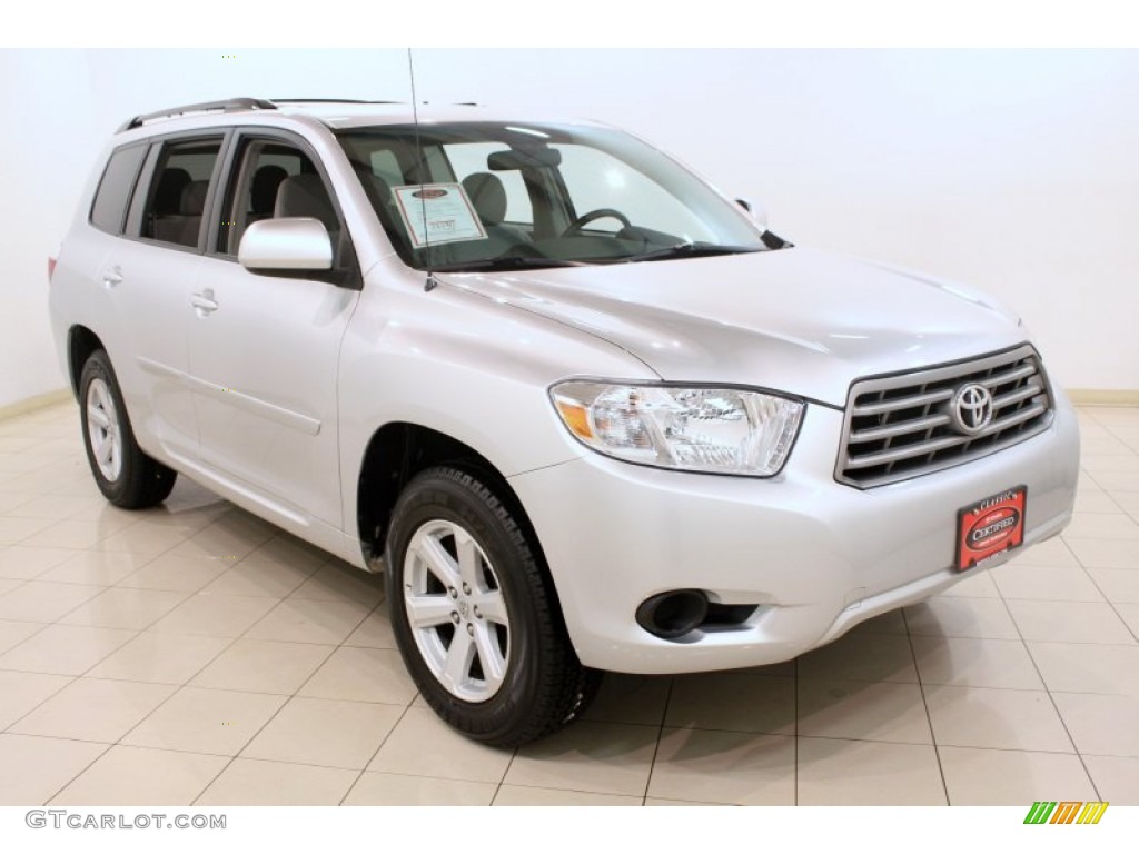 2010 Highlander V6 4WD - Classic Silver Metallic / Ash photo #1