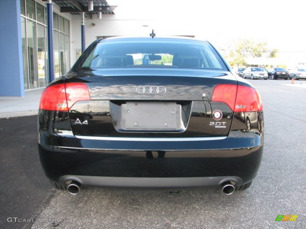 Brilliant Black 2006 Audi A4 2.0T quattro Sedan Exterior Photo #76792947