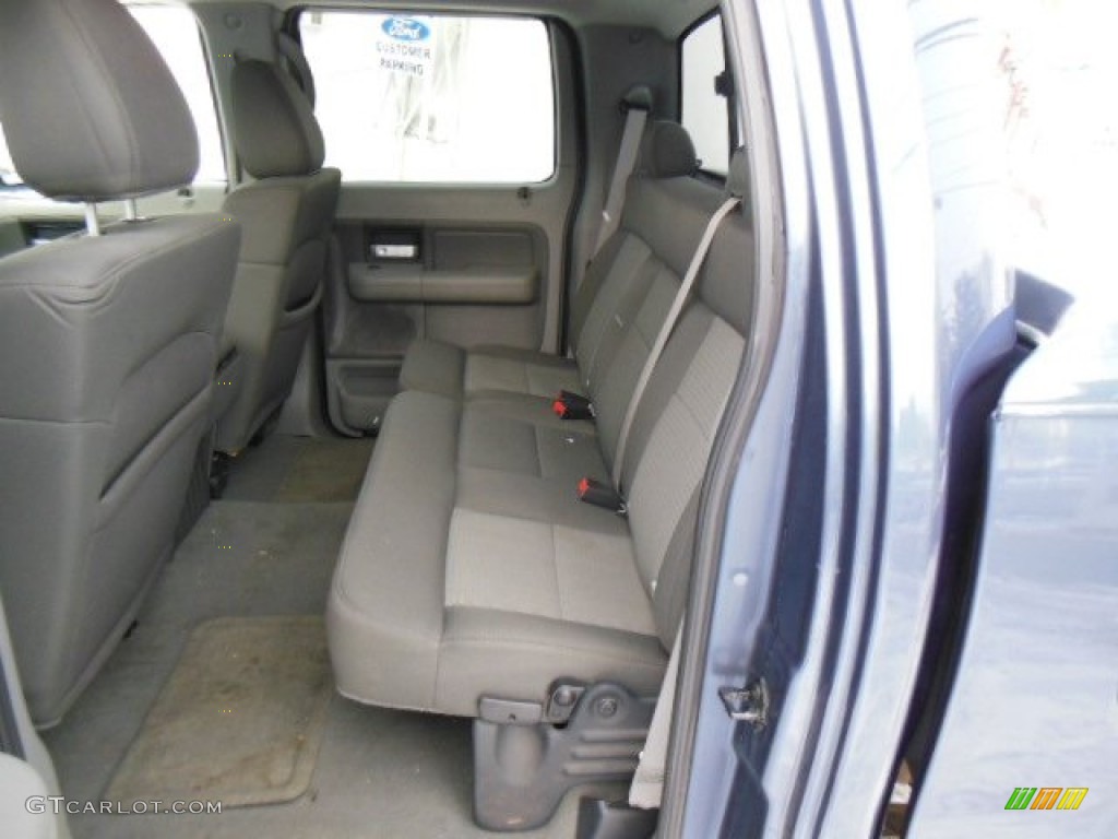 2005 F150 XLT SuperCrew 4x4 - Medium Wedgewood Blue Metallic / Medium Flint/Dark Flint Grey photo #10