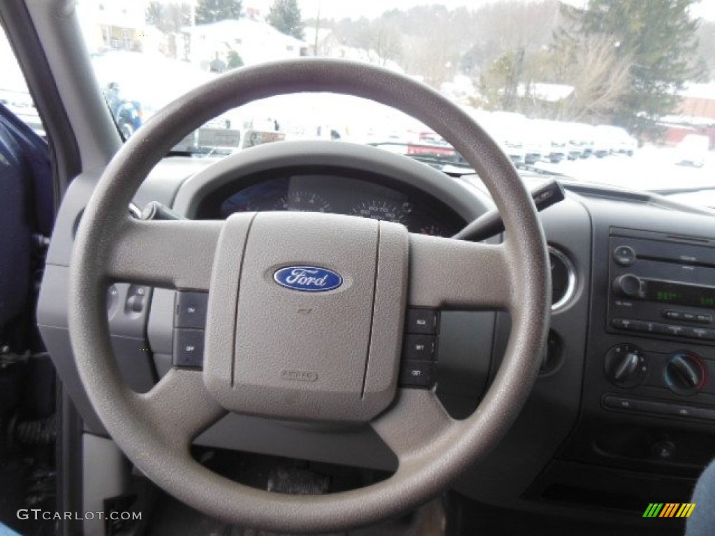 2005 F150 XLT SuperCrew 4x4 - Medium Wedgewood Blue Metallic / Medium Flint/Dark Flint Grey photo #13