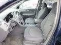 2009 Chevrolet Traverse Dark Gray/Light Gray Interior Front Seat Photo